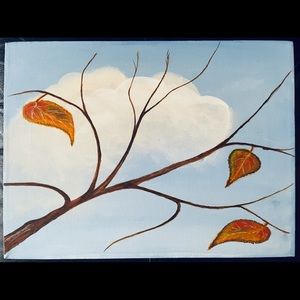 Original Painting: Untitled. 16 inch by 12inch by 1 inch.